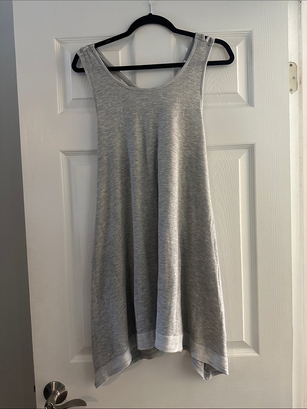 easel Light Gray Sleeveless Swing Tank